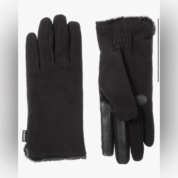 Isotoner women’s gloves in black - Picture 1 of 9
